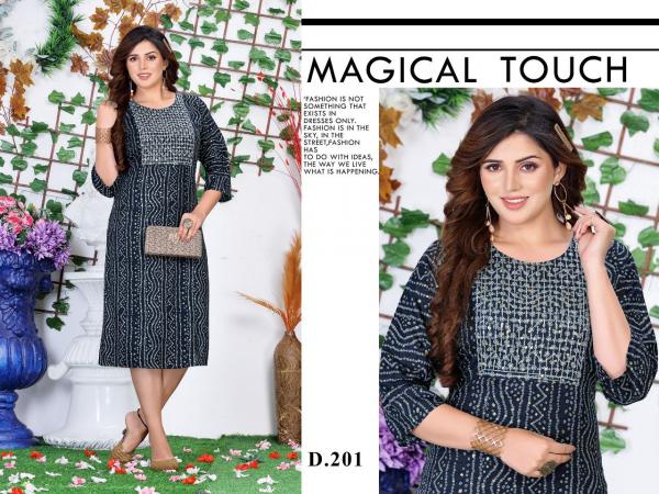 New Good Look 1 Embroidery Straight Cut Kurti Collection